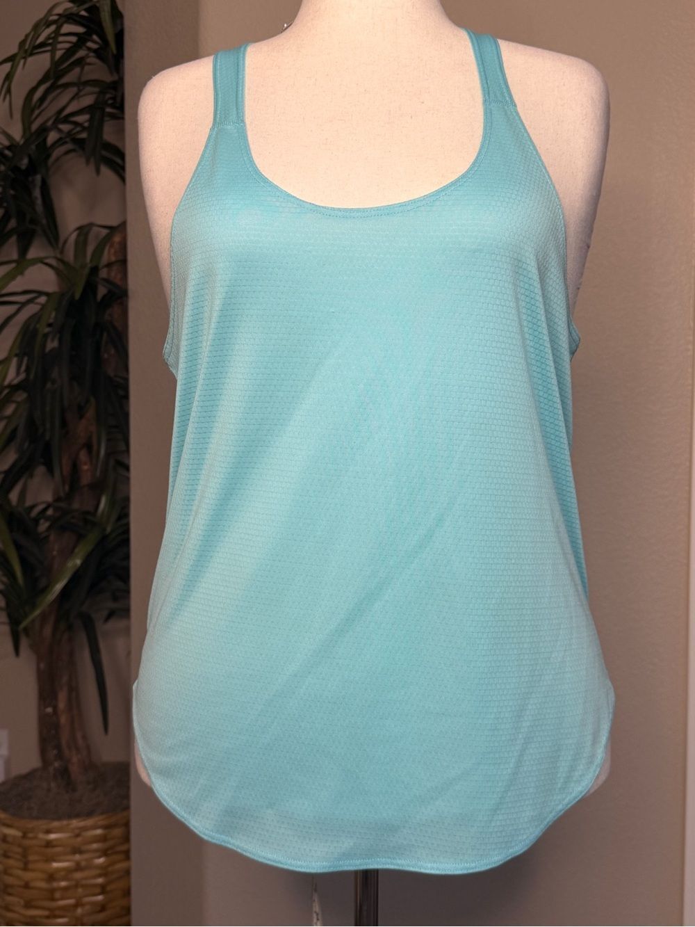 Balance Collection Aqua Scoop Neck Tank Top
